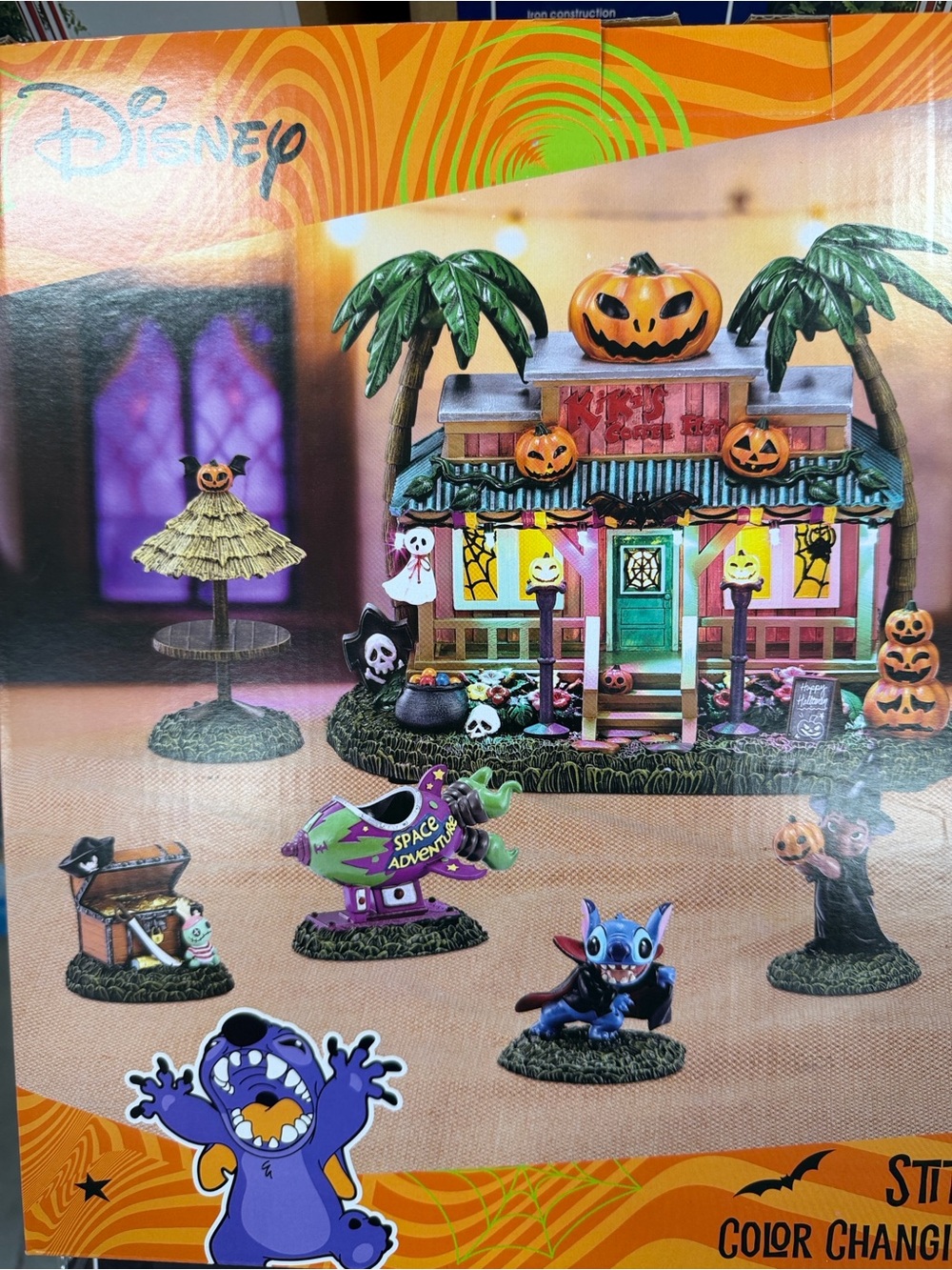 Disney Stitch Halloween Set Orange Purple Green
